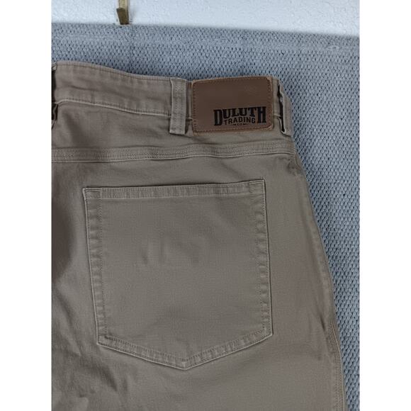 Duluth Trading Co, Flex Fire Hose Pants Mens 35X31 Beige Standard Fit Stretch - Picture 8 of 13